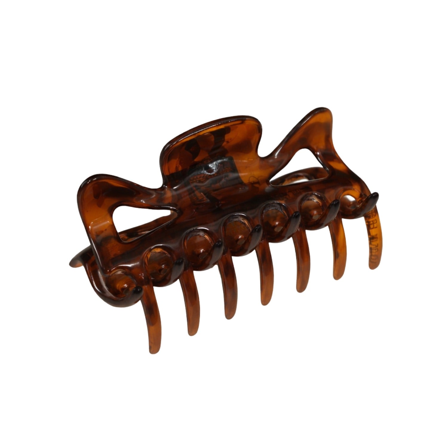 Parcelona French Classic 3" Medium Cellulose Covered Spring Hair Claw Clip