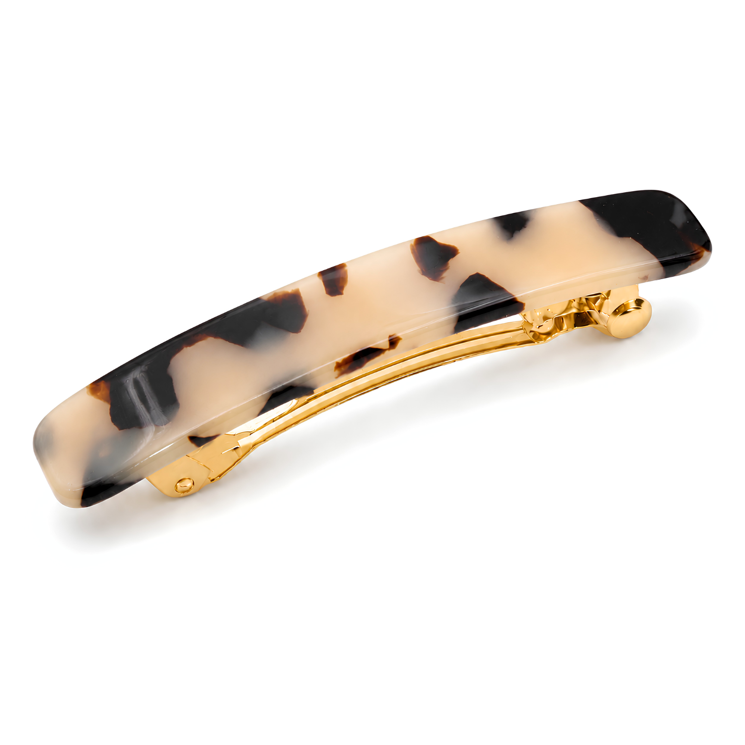 French Amie Small 2 1/4" Cellulose Handmade Hair Barrette for Women and Girls