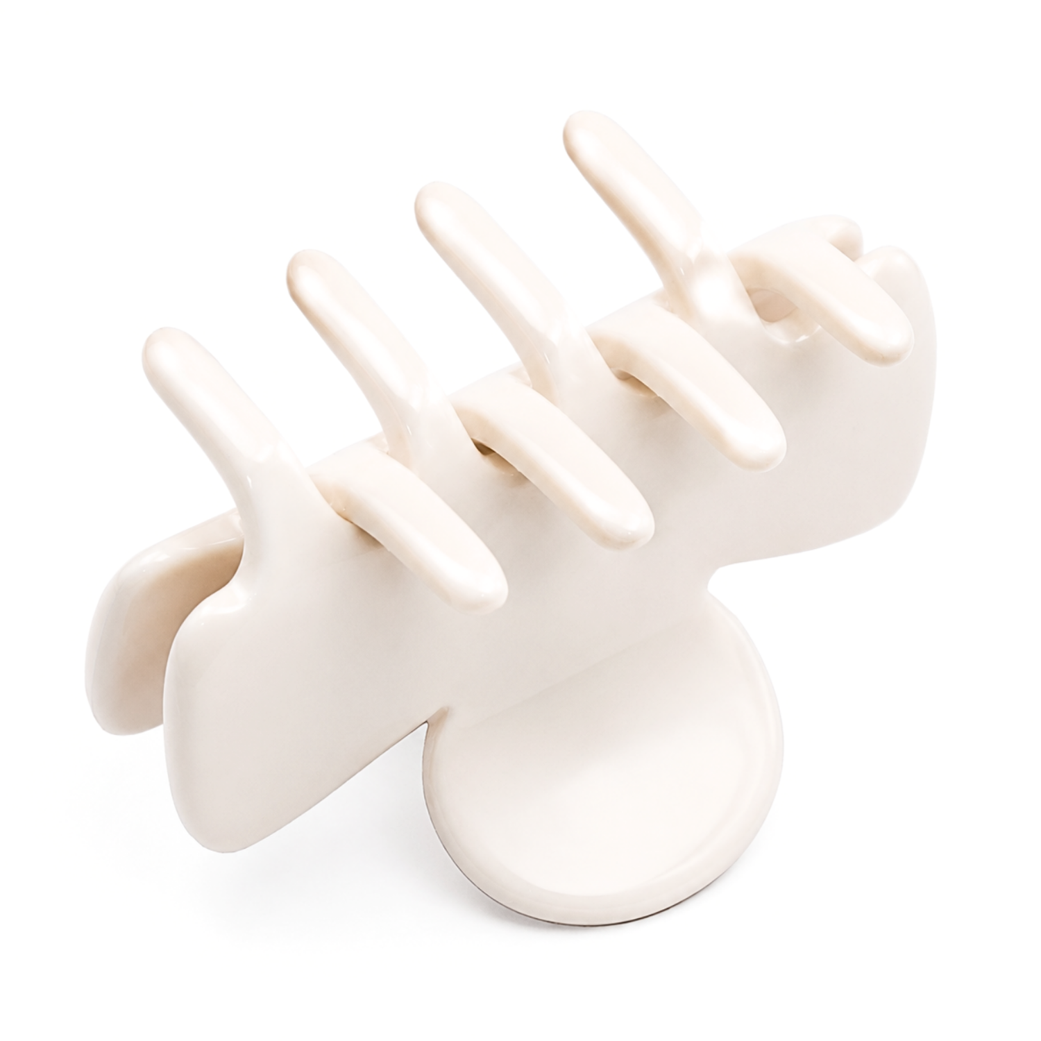 French Amie Grace Small 2” Cellulose Handmade Flexible Hair Claw for Thin Hair