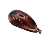 Brown hair styling tool with 'Parcelona' branding and product features on a white background.