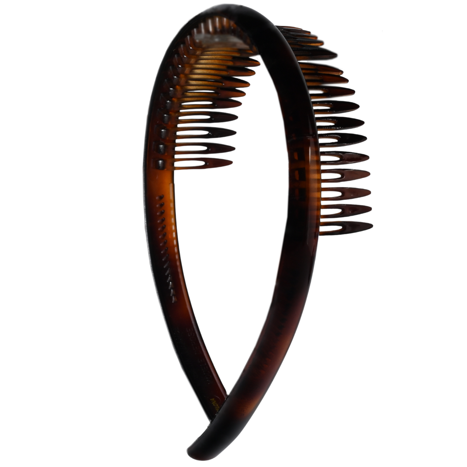Brown hairband on a white background