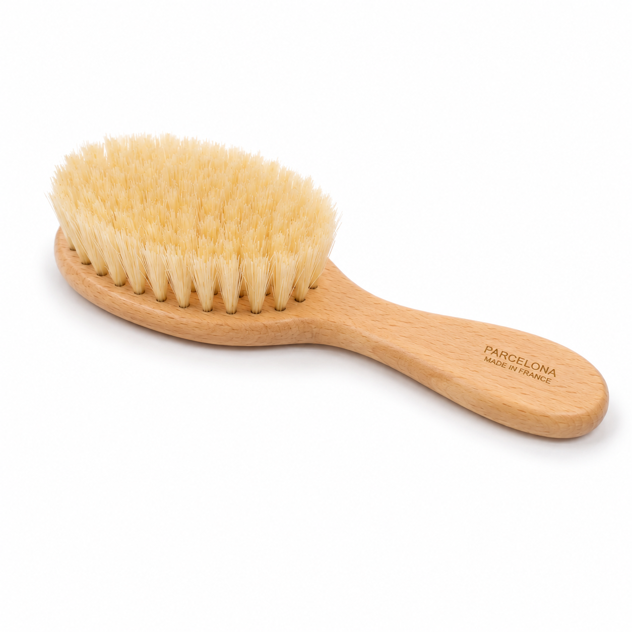 Parcelona French Grooming Combo 6” Cellulose Baby Brush and Comb for Toddlers