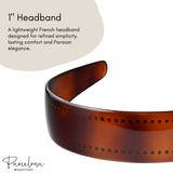 Parcelona 1.25-inch French headband featuring clean and simple design