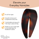 Parcelona headband highlighting everyday hairstyle benefits and comfort