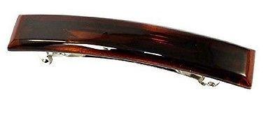 Parcelona French Small Bar 2 1/4" Shell Cellulose Hair Clip Barrettes