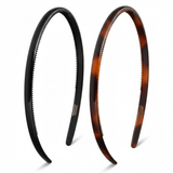 Parcelona French Yoga Headband Inner Grip Teeth Hairband for Women & Men Unisex