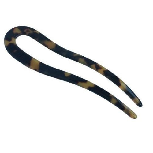 French Amie Sleek Handmade Tokyo Large Cellulose Acetate Chignon U Hair Pin-FRENCH AMIE-ebuyfashion.com