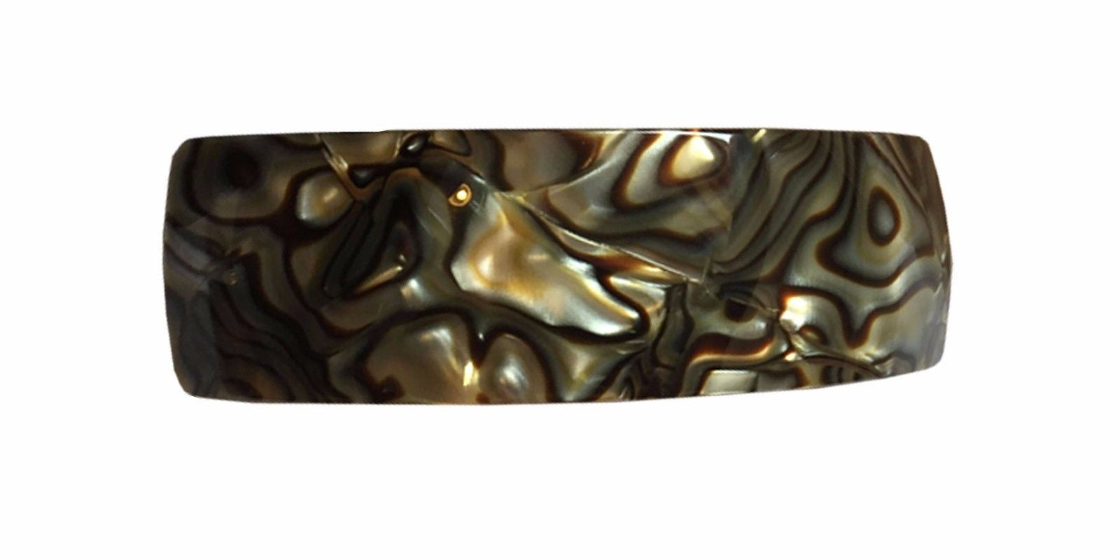 French Amie Handmade Curved Medium Automatic Strong Grip Hair Clip Barrette-French Amie-ebuyfashion.com