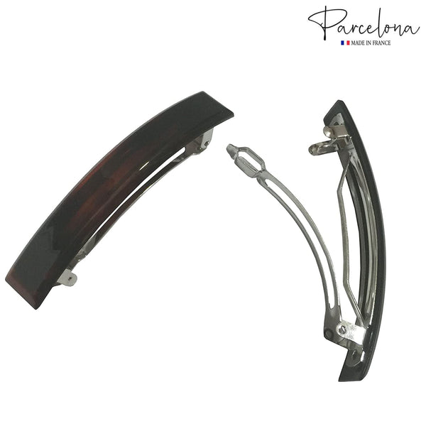 Parcelona French Round Inner Teeth 2 Inch Hair Clips Set Parcelona French Round Inner Teeth 2 Inch Hair Clips Set