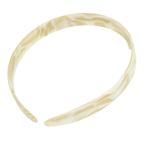 French Amie Wide 1/2" Handmade Celluloid Headband for Women