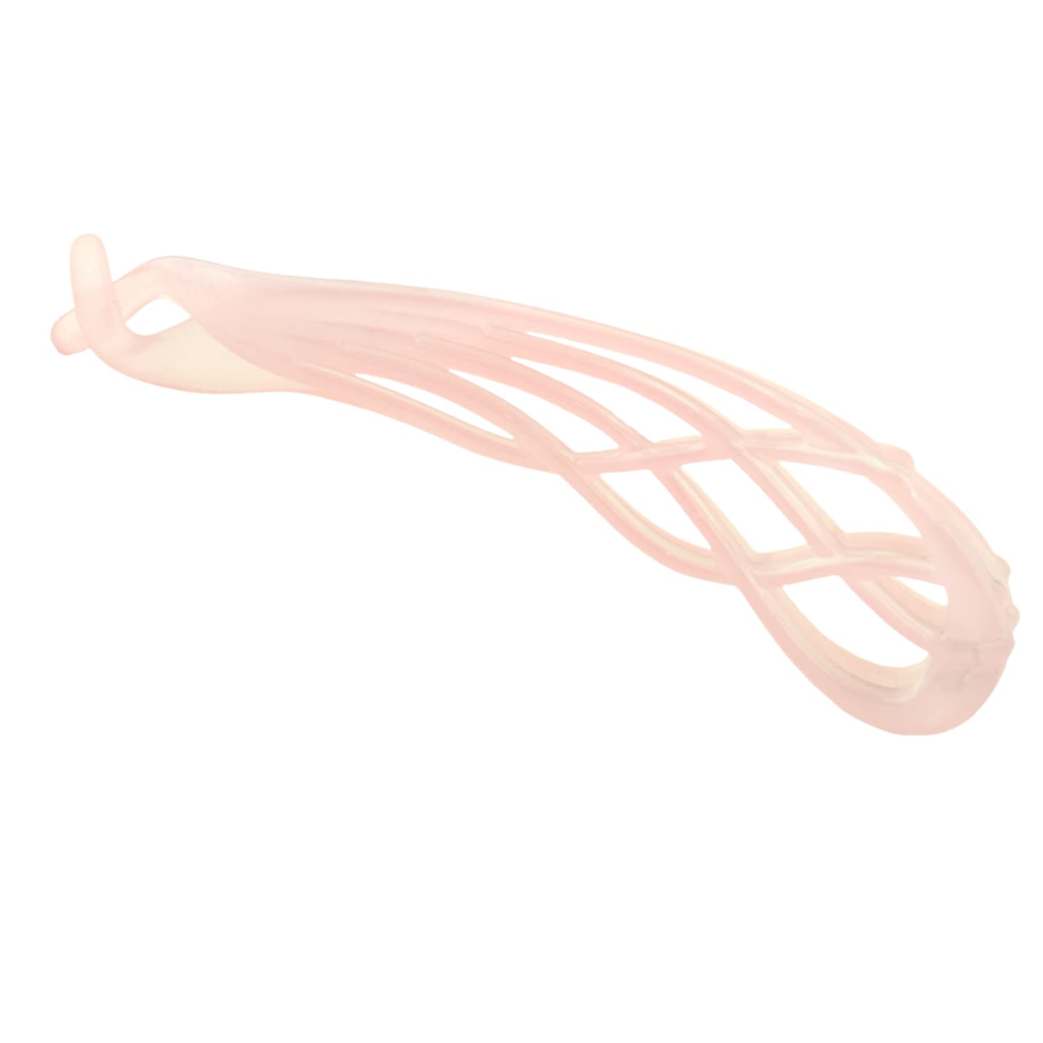 Parcelona French Curved Large 4" Cellulose Banana Hair Clip for Women