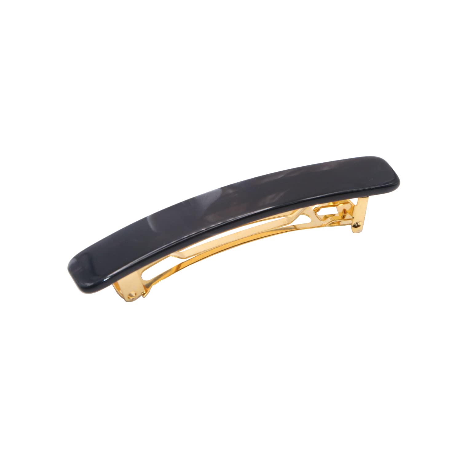 French Amie Small 2 1/4" Cellulose Handmade Hair Barrette for Women and Girls