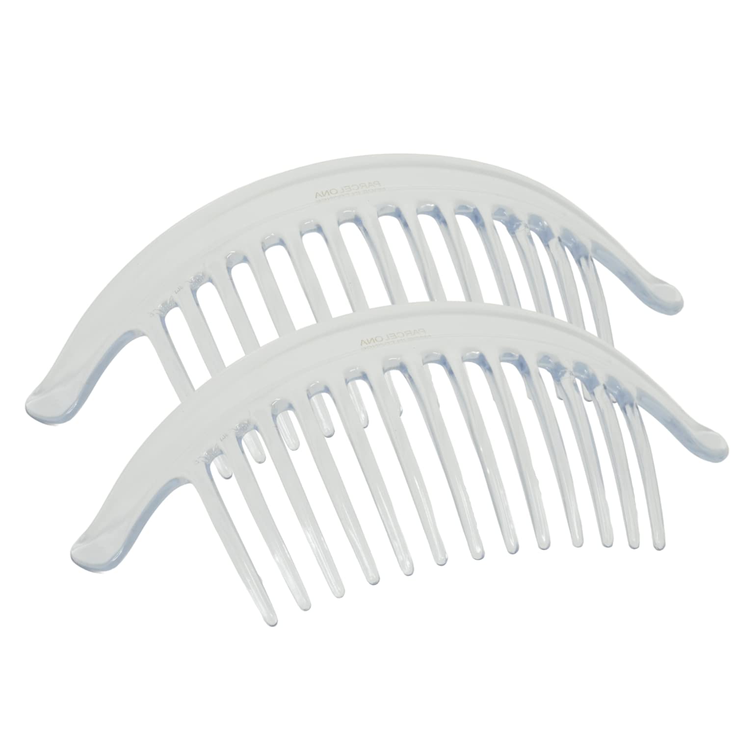 Parcelona France Arch Extra Large Shell 13 Teeth Interlocking Side Hair
