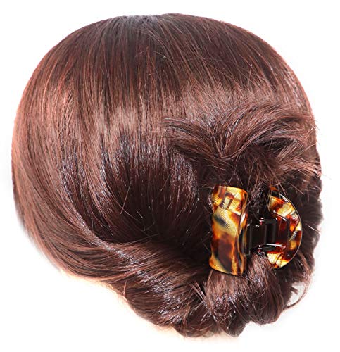 French Amie All Day Small Handmade Celluloid Acetate Sturdy Jaw Hair Claw Clip