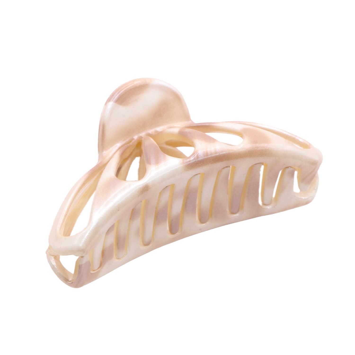 Parcelona French Rain Drop Small 2 3/4" Cellulose Jaw Hair Claw for Women