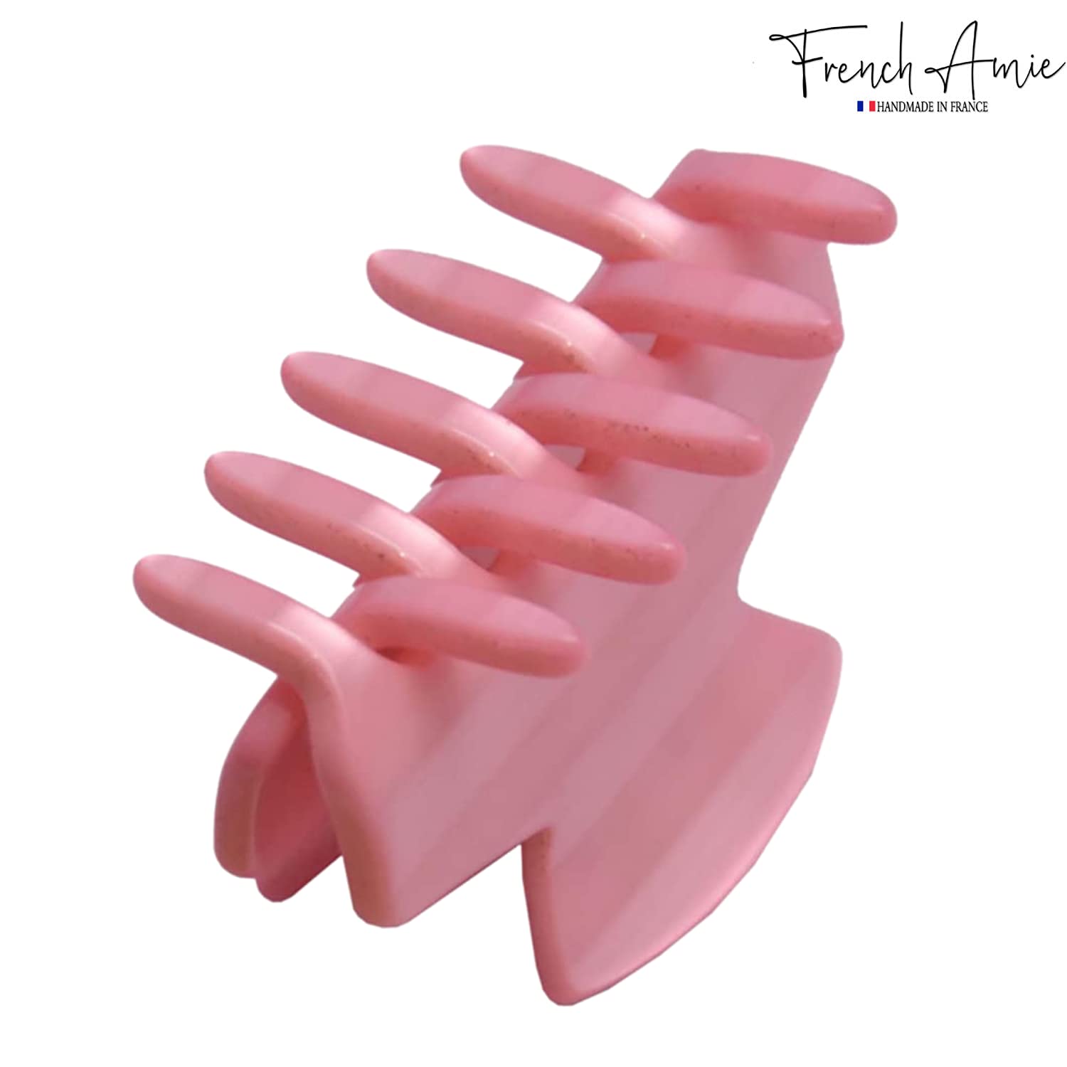 French Amie Chic Small Handmade Cellulose Acetate Jaw Hair Claw Clips