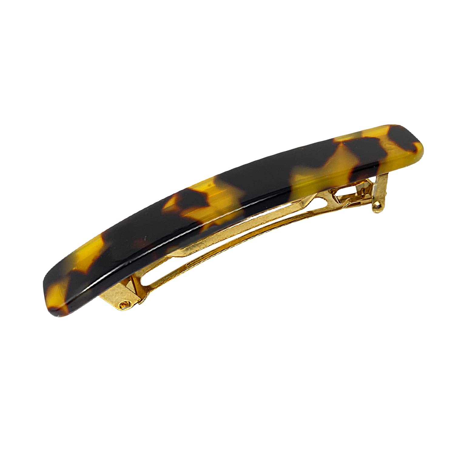 French Amie Small 2 1/4" Cellulose Handmade Hair Barrette for Women and Girls