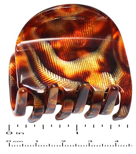 French Amie All Day Small Handmade Celluloid Acetate Sturdy Jaw Hair Claw Clip