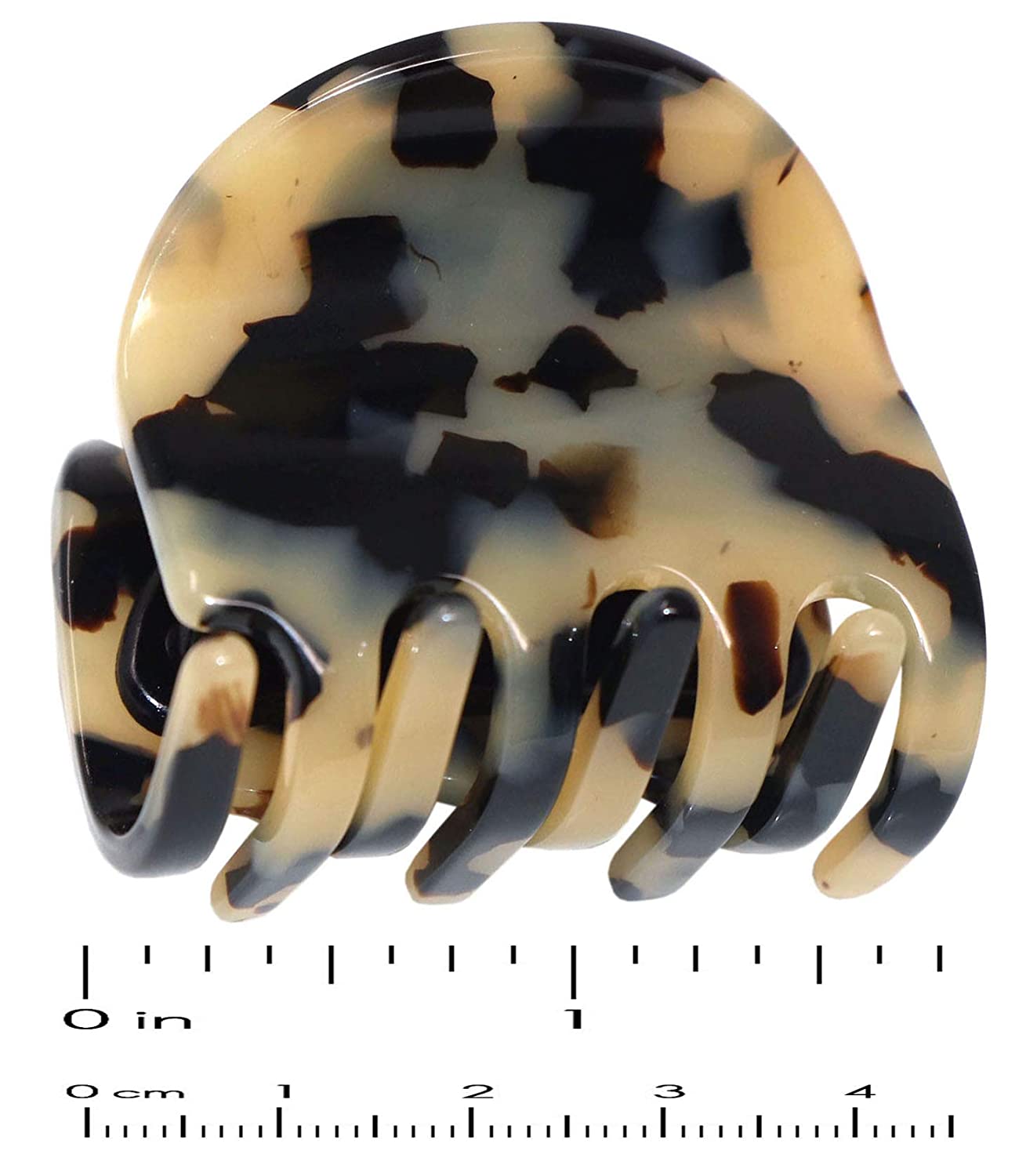 French Amie All Day Small Handmade Celluloid Acetate Sturdy Jaw Hair Claw Clip