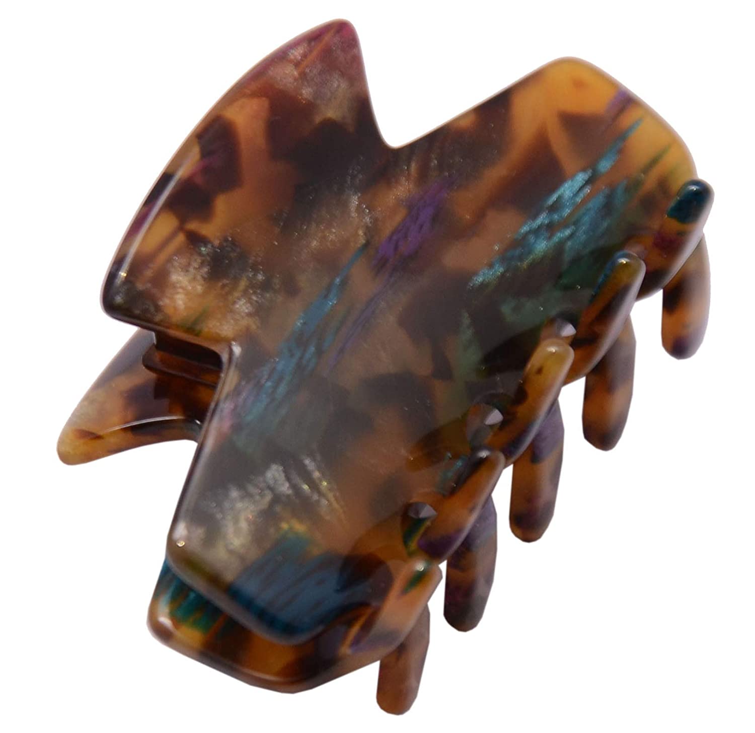 French Amie Chic Small Handmade Cellulose Acetate Jaw Hair Claw Clips
