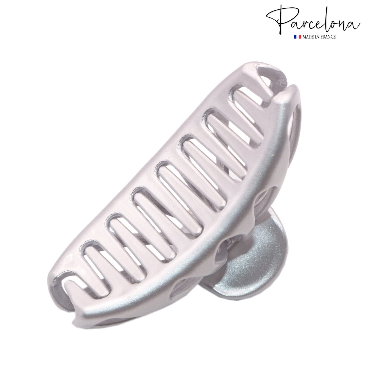 Parcelona French Rain Drop Small 2 3/4" Cellulose Jaw Hair Claw for Women