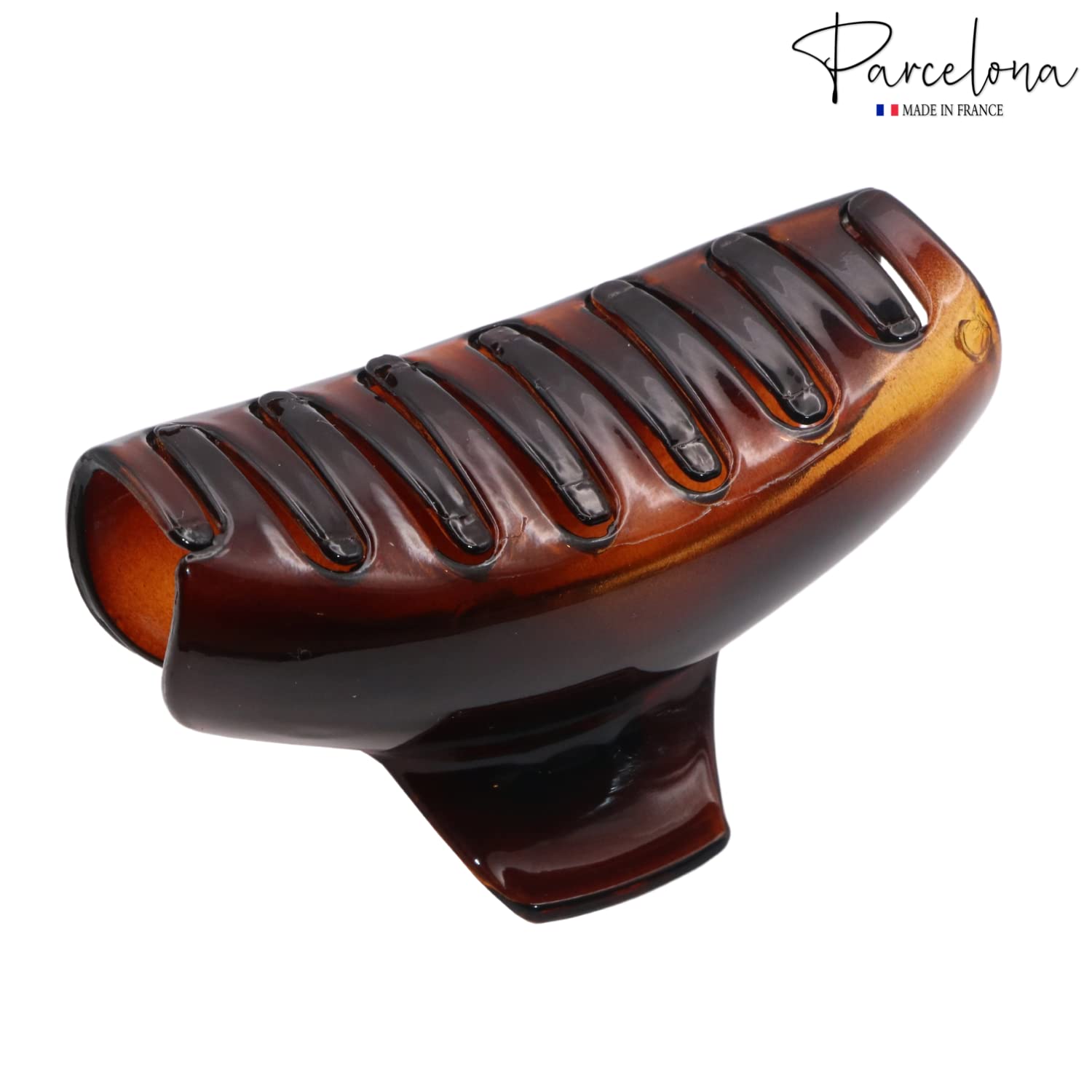 Parcelona French Elegant Medium 2 3/4" Cellulose Jaw Hair Claw Clip for Women