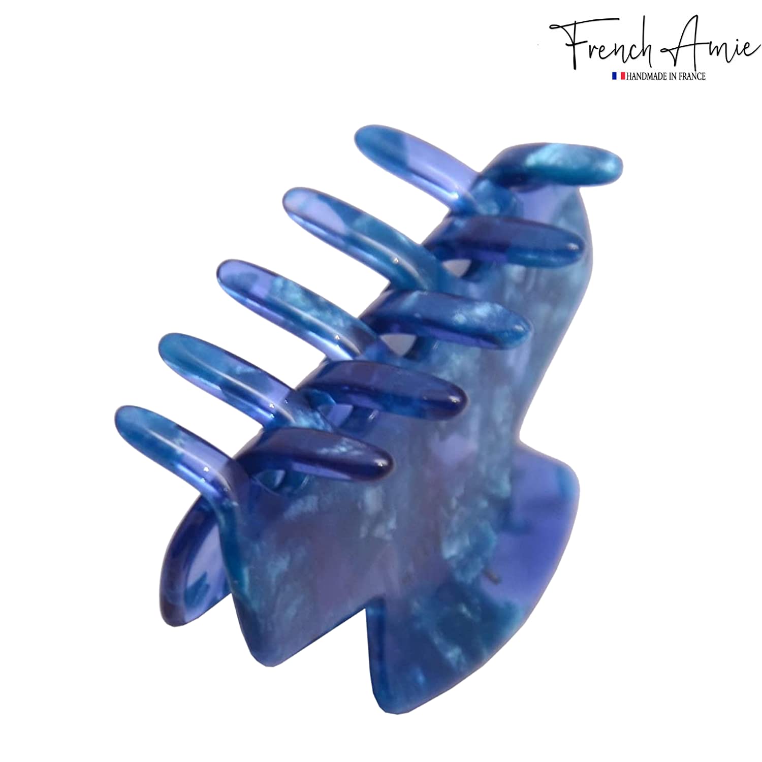 French Amie Chic Small Handmade Cellulose Acetate Jaw Hair Claw Clips