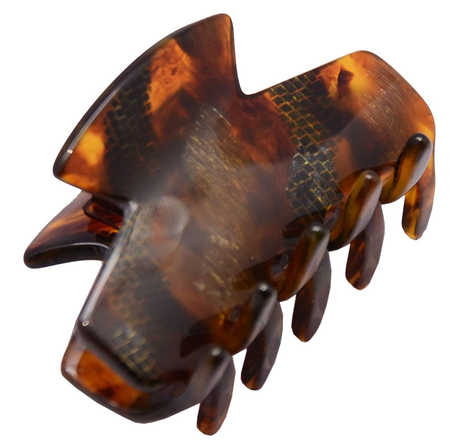 French Amie Chic Small Handmade Cellulose Acetate Jaw Hair Claw Clips