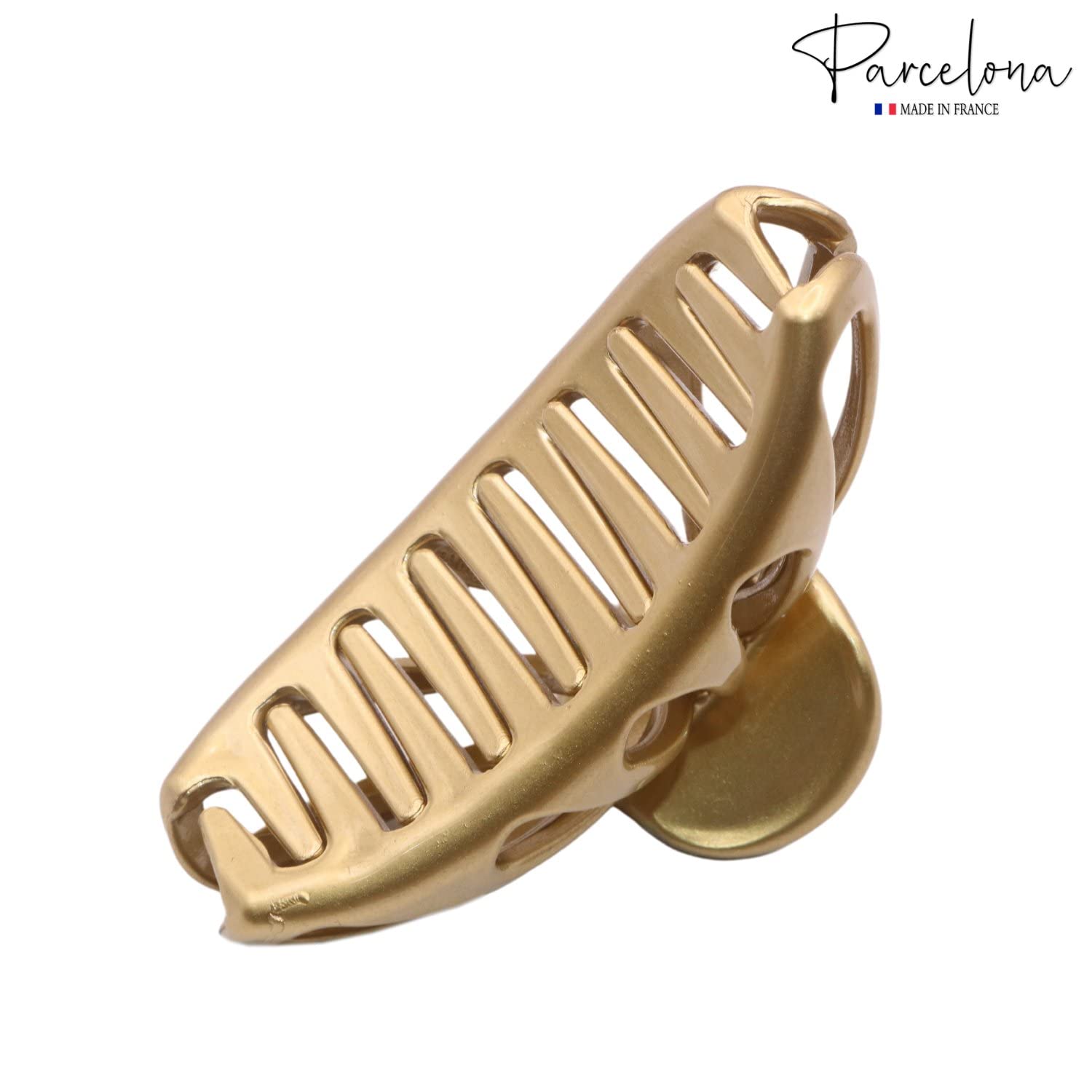 Parcelona French Rain Drop Small 2 3/4" Cellulose Jaw Hair Claw for Women