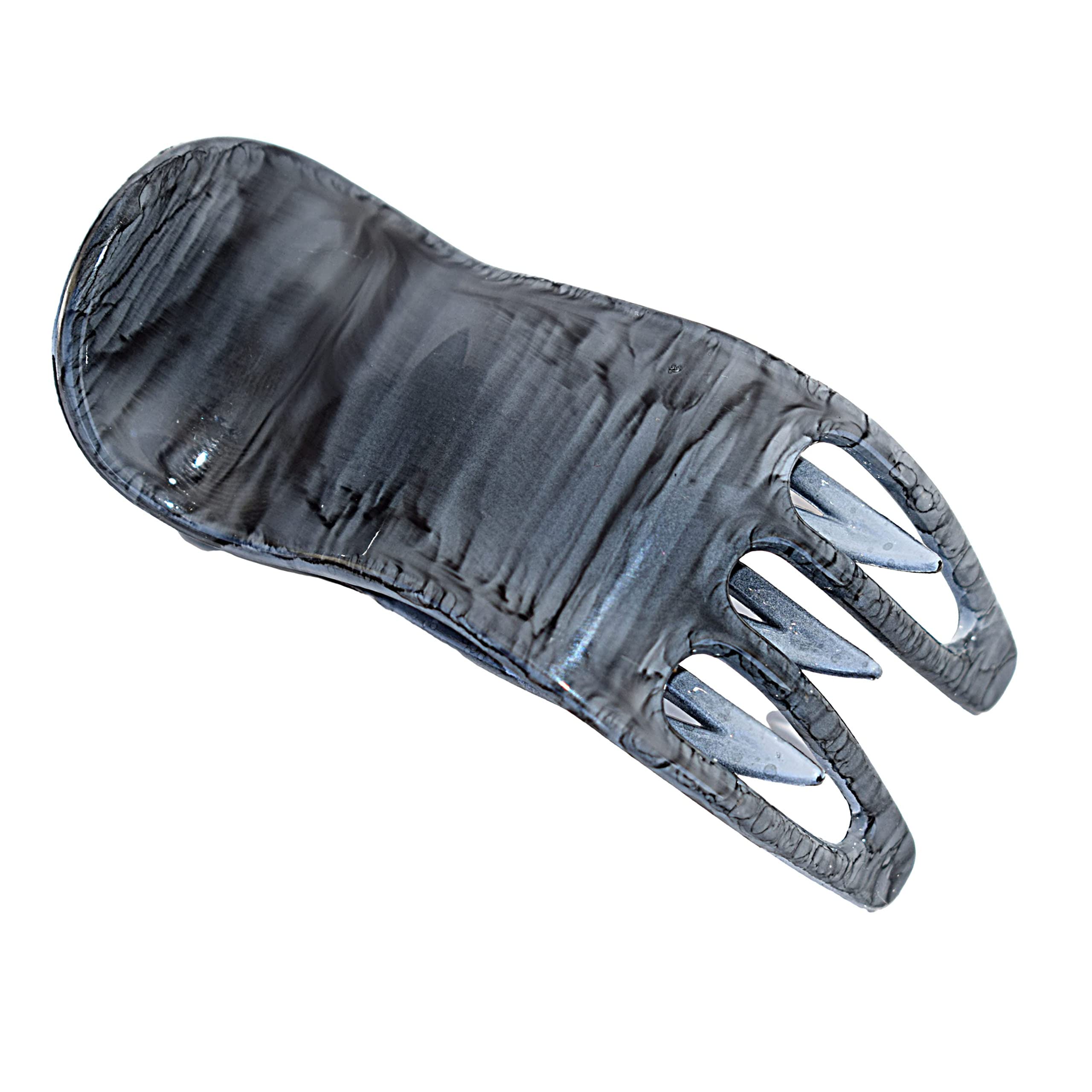 Parcelona French Simply Bear Paw Medium 3” Cellulose Hair Claw Clip for Women