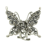 Moeni Medium Rhinestone Butterfly Hair Claw - Many Colors