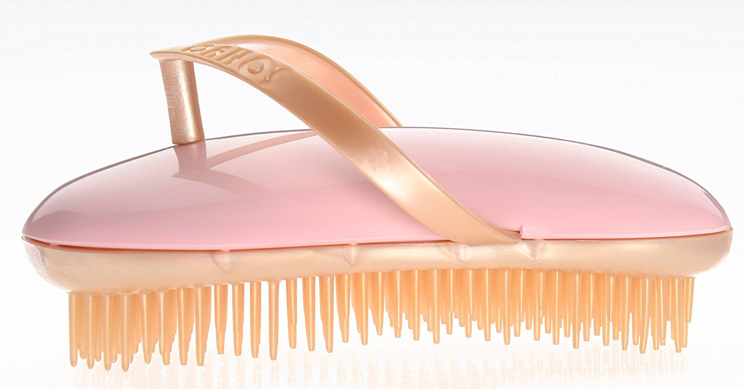 Sohyo Flip Flop Gold Powder Detangler Hair Brush Comb For Women-Sohyo-ebuyfashion.com