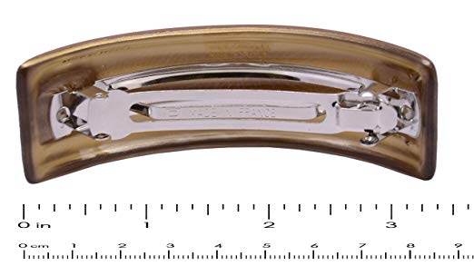 Parcelona French Storm Large Curved Strong Grip Volume Hair Clip Barrette
