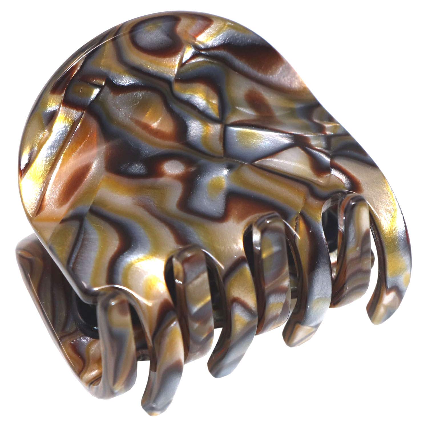 French Amie All Day Small Handmade Celluloid Acetate Sturdy Jaw Hair Claw Clip