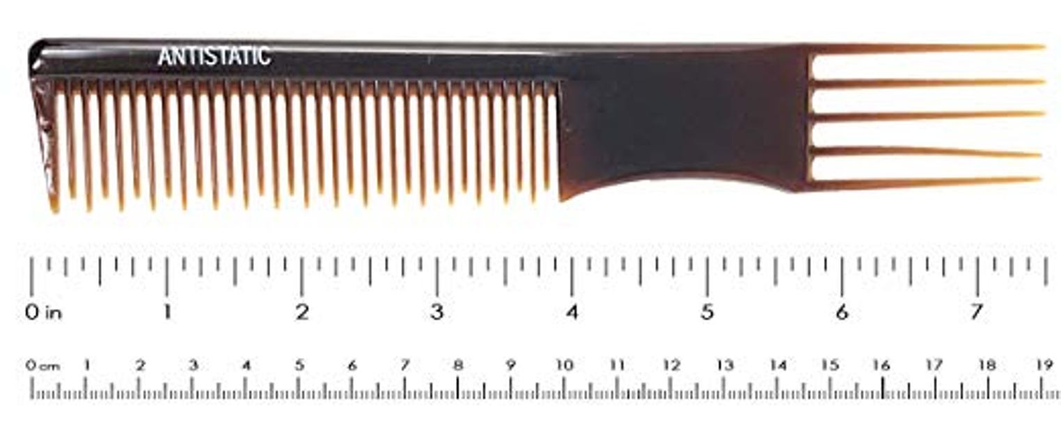 Parcelona French Professional Salon Shell N Black Cellulose Anti static Combs
