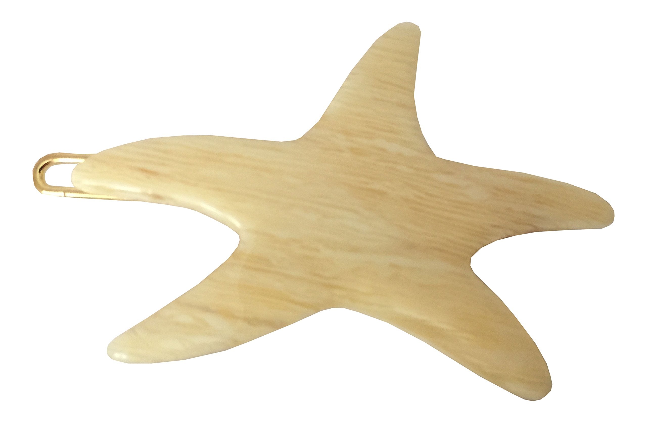 French Amie Star Small Cellulose Handmade Hair Slide Barrette With Snap Clips