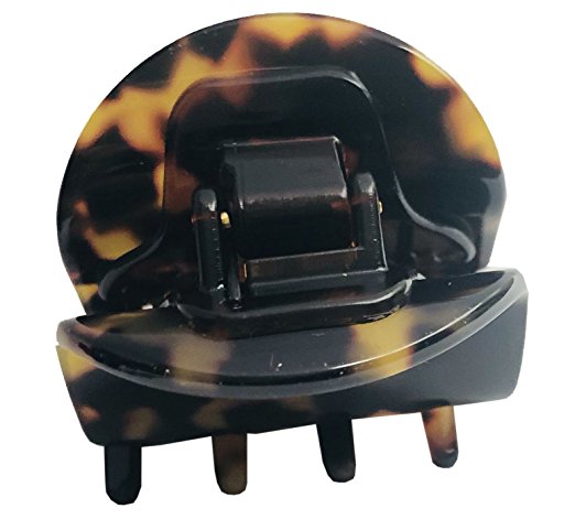 French Amie All Day Small Handmade Celluloid Acetate Sturdy Jaw Hair Claw Clip