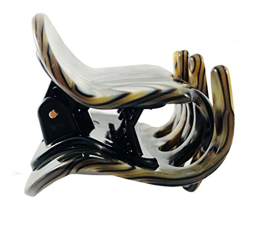 French Amie All Day Small Handmade Celluloid Acetate Sturdy Jaw Hair Claw Clip