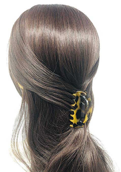 Parcelona French Alien Small Tokyo Shell and Savana Hair Claw Clip