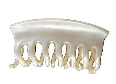 Parcelona France Arch Medium Tortoise Shell And Cream Ivory Jaw Hair Claw-Parcelona-ebuyfashion.com