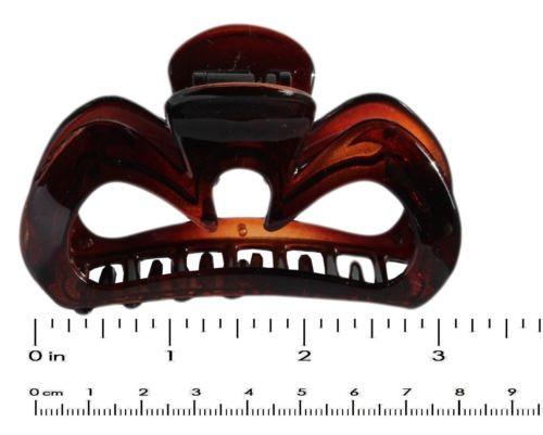 Parcelona France Oiseau Medium Covered Spring Celluloid Hair Claw Clip 3 Inch-PARCELONA-ebuyfashion.com
