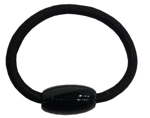 Parcelona French Barrel Brown Shell N Black Pony Holder Hair Elastics Bands-PARCELONA-ebuyfashion.com