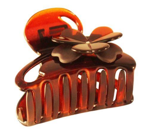 Parcelona French Beau Crystal Celluloid Shell Jaw Hair Claw Clip-PARCELONA-ebuyfashion.com