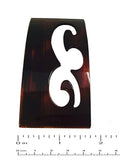 Parcelona French Cut Out Tortoise Shell Medium Celluloid Hair Clip Barrette-PARCELONA-ebuyfashion.com