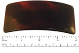 Parcelona French Elite Wide Shell Brown Large Celluloid Hair Clip Barrette-PARCELONA-ebuyfashion.com