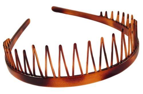 Parcelona French Epi Light Celluloid Tortoise Shell Hair Headband-PARCELONA-ebuyfashion.com