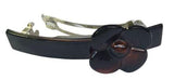 Parcelona French Flower Tortoise Shell Cellulose Medium Hair Clip Barrette-Parcelona-ebuyfashion.com
