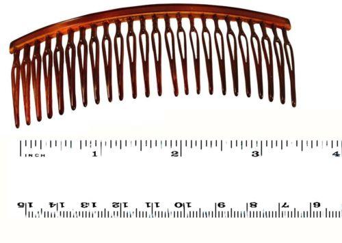 Parcelona French Large 3.5 Inch Celluloid Tortoise Shell Hair Side Comb-PARCELONA-ebuyfashion.com