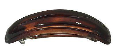 Parcelona French Medium Arch Tortoise Shell Cellulose Hair Clip Barrette-Parcelona-ebuyfashion.com