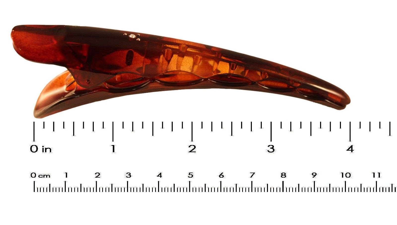 Parcelona French Toucan Medium Celluloid Crystal Large Beak Hair Clip-PARCELONA-ebuyfashion.com